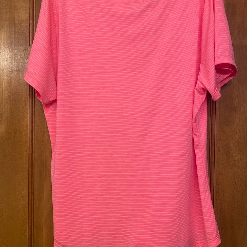 ZYIA Active Pink Striped Top